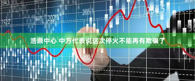 浩鼎中心 中方代表说这次停火不能再有欺骗了