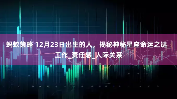 蚂蚁策略 12月23日出生的人，揭秘神秘星座命运之谜_工作_责任感_人际关系