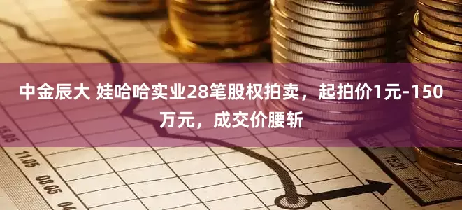 中金辰大 娃哈哈实业28笔股权拍卖，起拍价1元-150万元，成交价腰斩