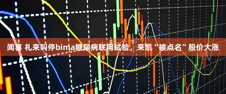 闻喜 礼来叫停bima糖尿病联用试验，来凯“被点名”股价大涨